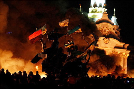 Майдан в огне