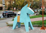 Конь Дала (Памятник шведским болельщикам)